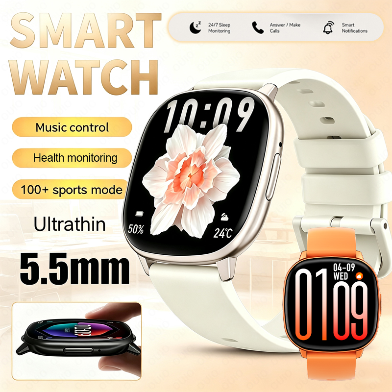 Smartwatch Health Watches - ساعة ذكية نحيفة للغاية 5.5 مم