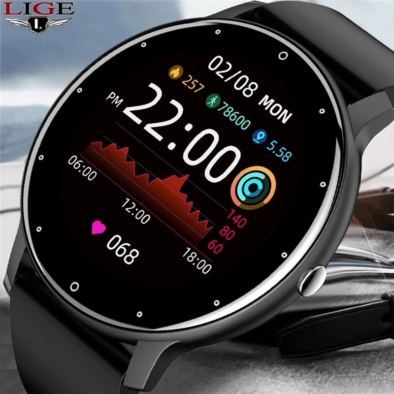 Smartwatch Watches With Bluetooth - ساعة ذكية جديدة LIGE 2026 للرجال