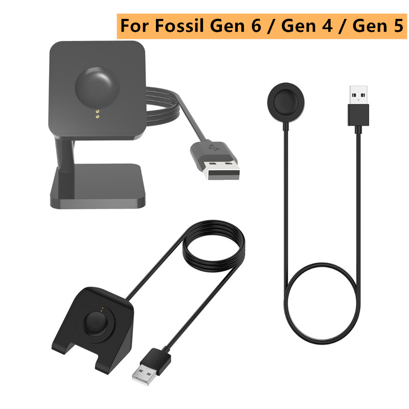 Fossil Watches Smartwatch Gen 5 - 1 متر USB المغناطيسي شحن سريع