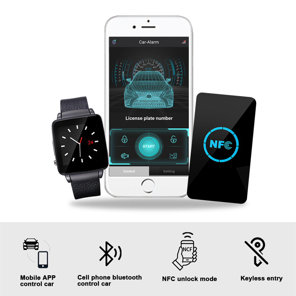 Smartwatch Watches With Bluetooth - ساعة هاتف محمول بتقنية NFC، نظام