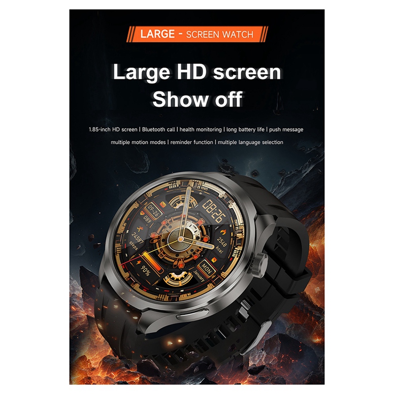 Smartwatch Watches With Bluetooth - ساعة ذكية فائقة الدقة مقاس 1.85