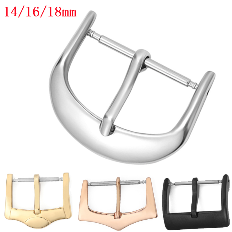 Replacement Watch Bracelet - المعادن مشبك ساعة دبوس 14/16/18 مللي