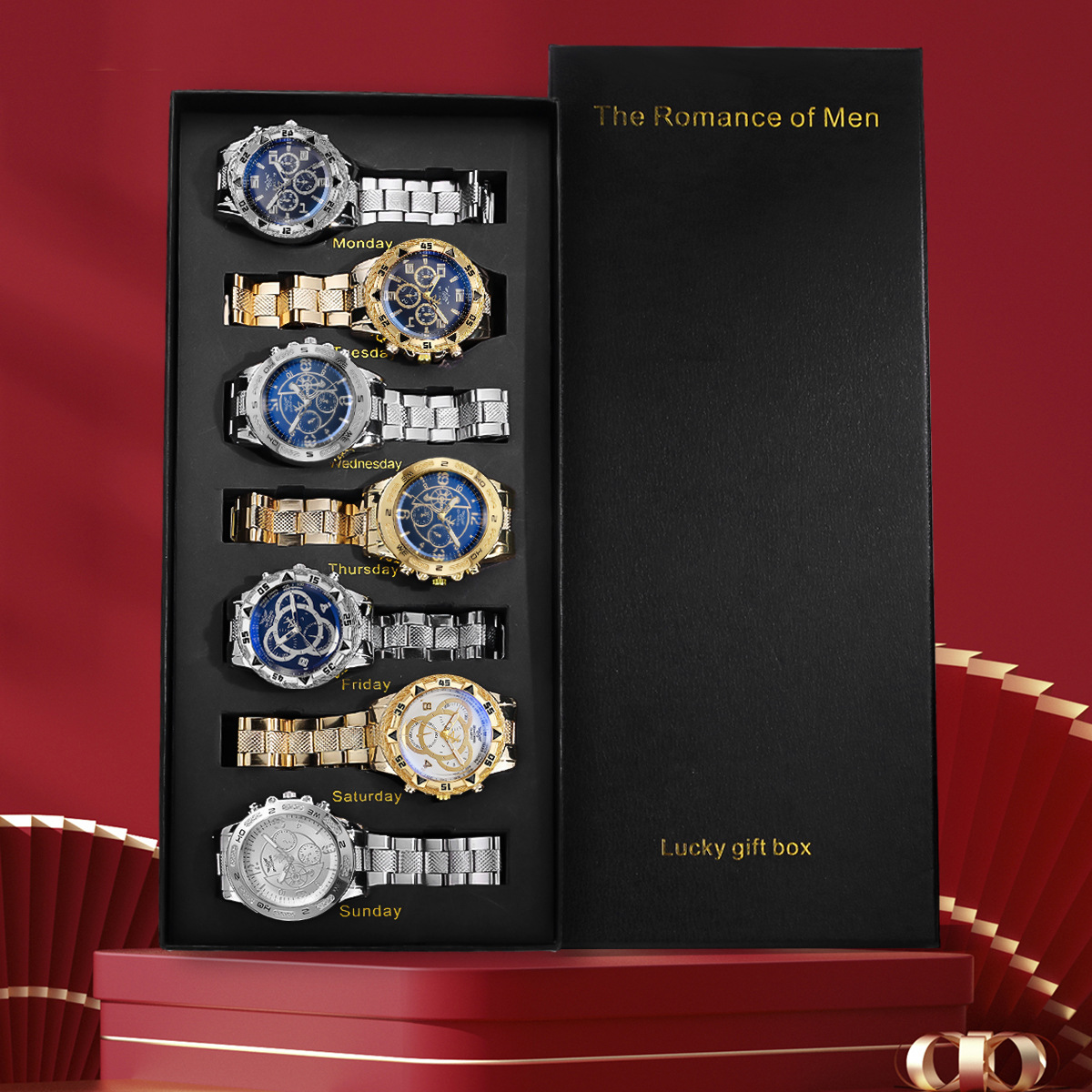 ساعة رجالية مكونة من 7 قطع، سا - مراجعة Smartwatch Premium Watches For Men وسعره