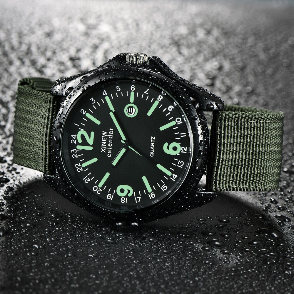 ساعة كوارتز عسكرية للرجال قرص  - مراجعة Smartwatch Military Watches For Men وسعره