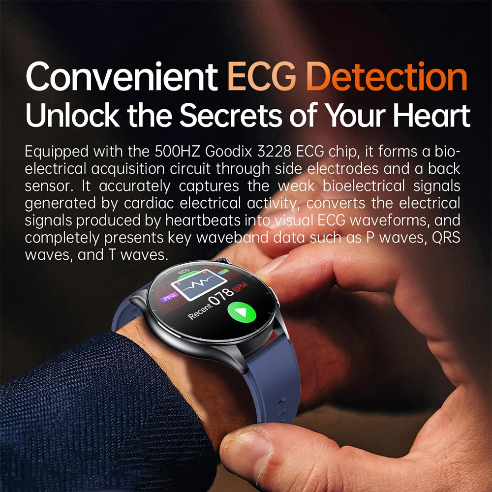 2025 جديد NFC + ECG + PPG الصح - مراجعة Smartwatch Health Watches وسعره