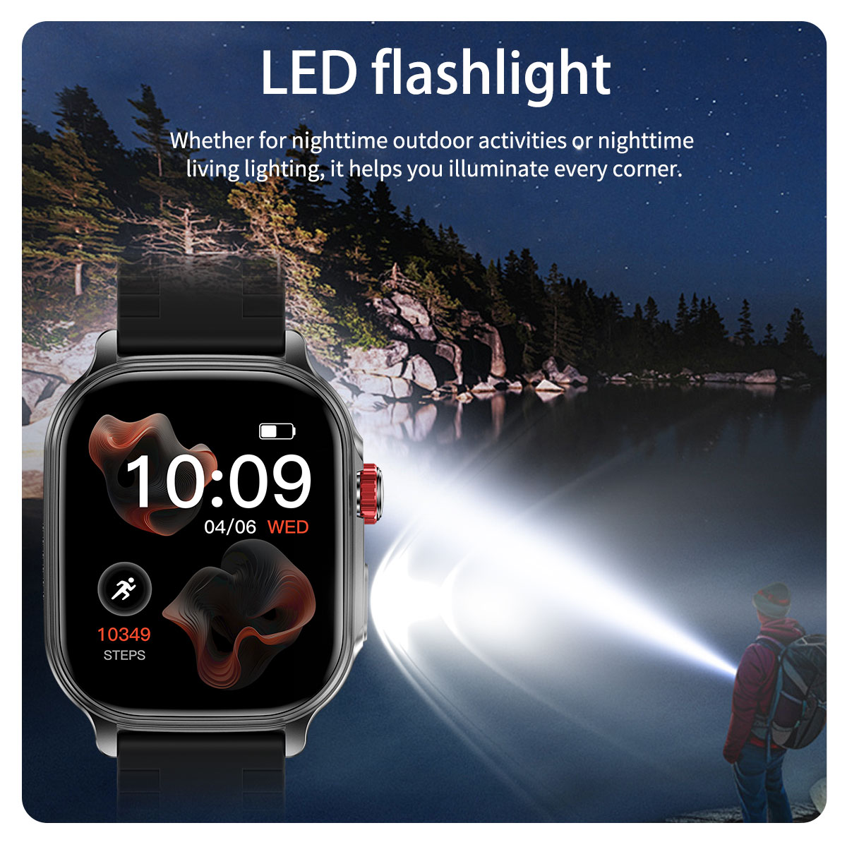 ساعة ذكية 2026 بشاشة 2.01 بوصة - مراجعة Smartwatch Watches With Bluetooth وسعره