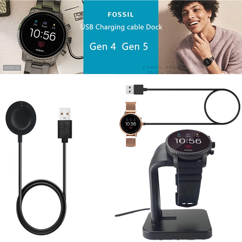شاحن ل فوسيل Gen 4 5 ساعة ذكية - مراجعة Fossil Watches Smartwatch Gen 5 وسعره
