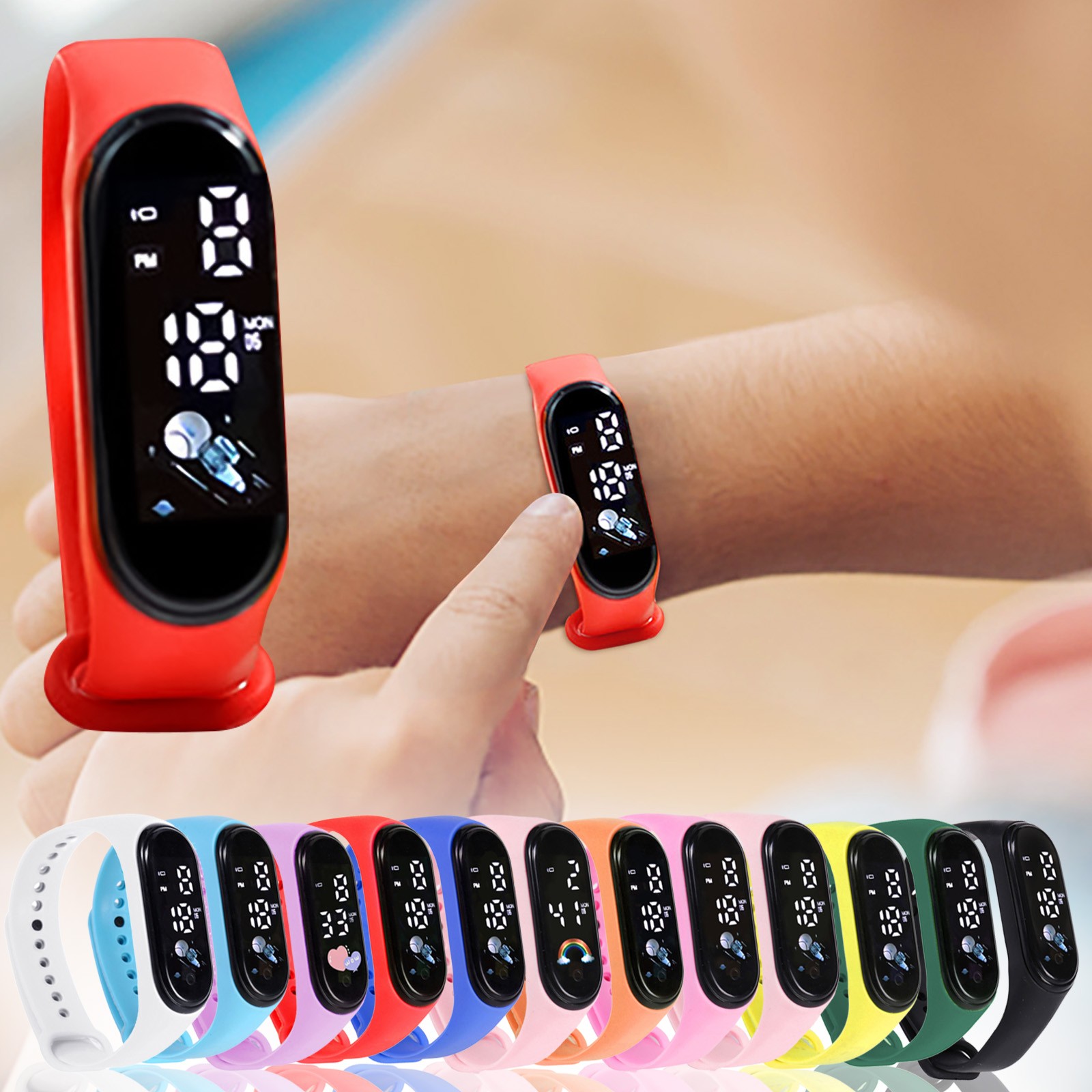 ساعة ذكية للأطفال بتصميم عصري، - مراجعة Smartwatch Watches For Kid Girl وسعره