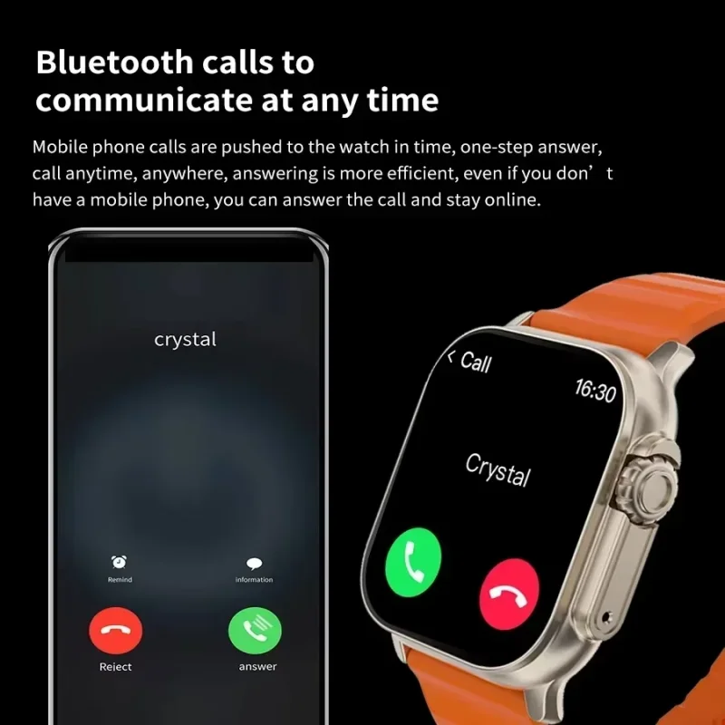 ساعة ذكية جديدة T10 Ultra للرج - مراجعة Smartwatch Watches With Bluetooth وسعره