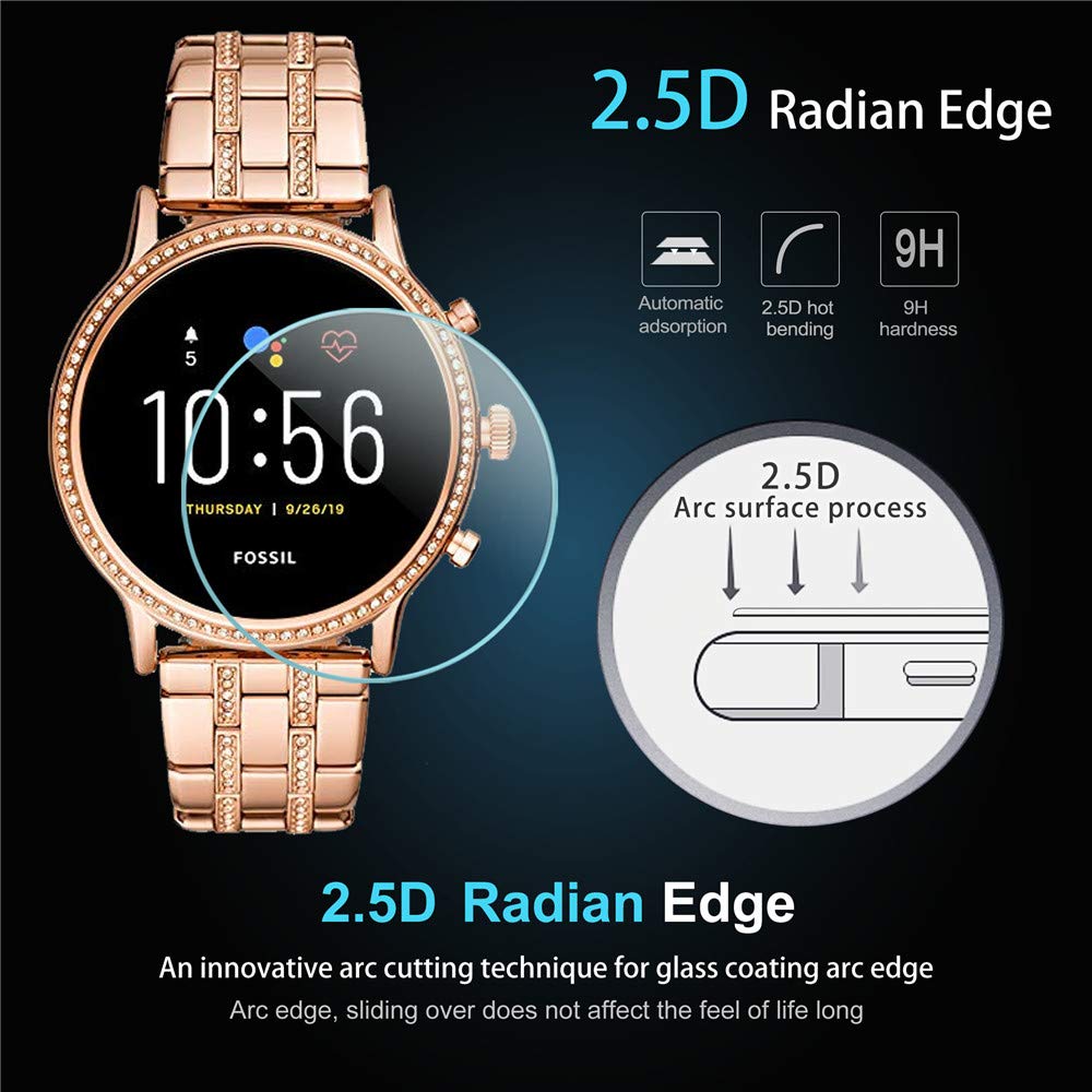 زجاج مقسى لـ Fossil Gen 6 ، غش - مراجعة Fossil Watches Smartwatch Gen 5 وسعره