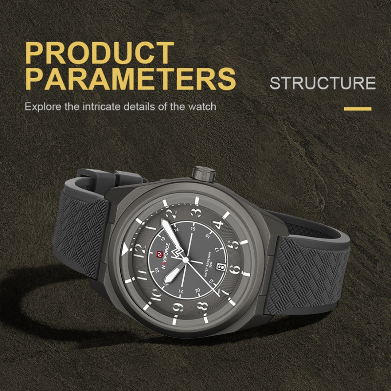 ساعة نافيفورس للرجال بحركة كوا - مراجعة Smartwatch Sports Watches For Men وسعره