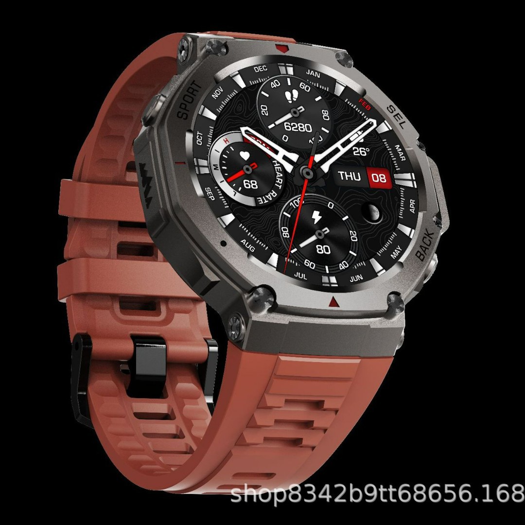 ساعة ذكية DM58، شاشة AMOLED، م - مراجعة Smartwatch Watches With Bluetooth وسعره