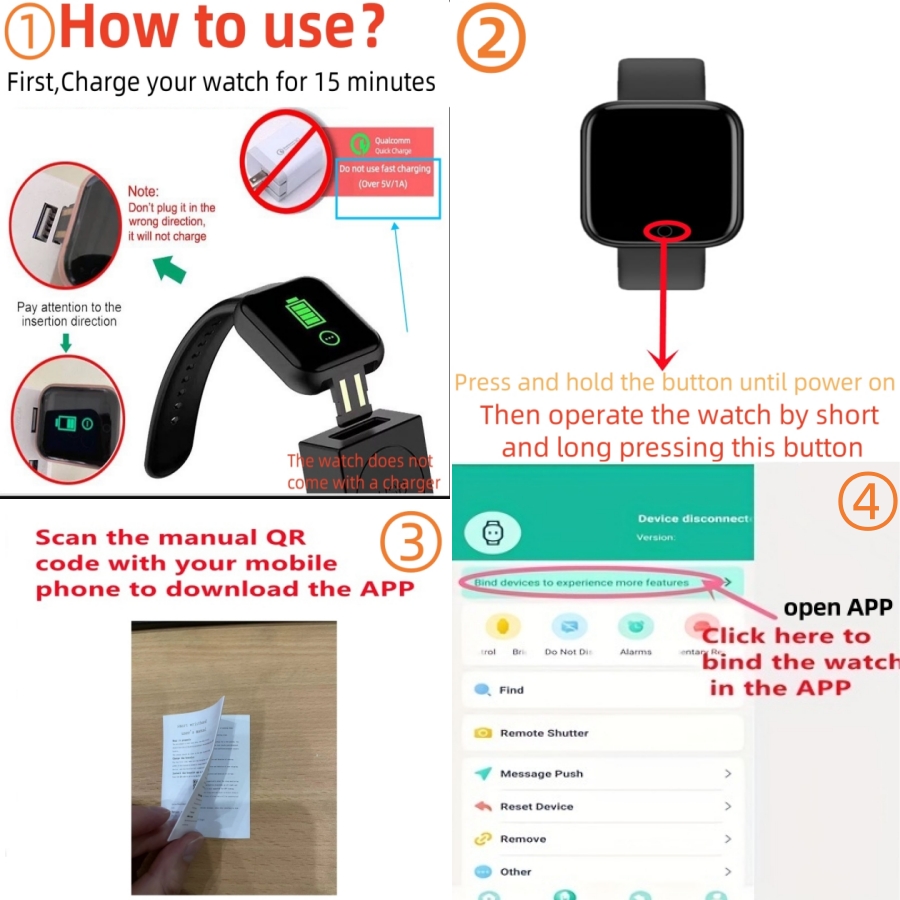 ساعات رياضية ذكية بلوتوث ، سوا - مراجعة Smartwatch Watches With Bluetooth وسعره