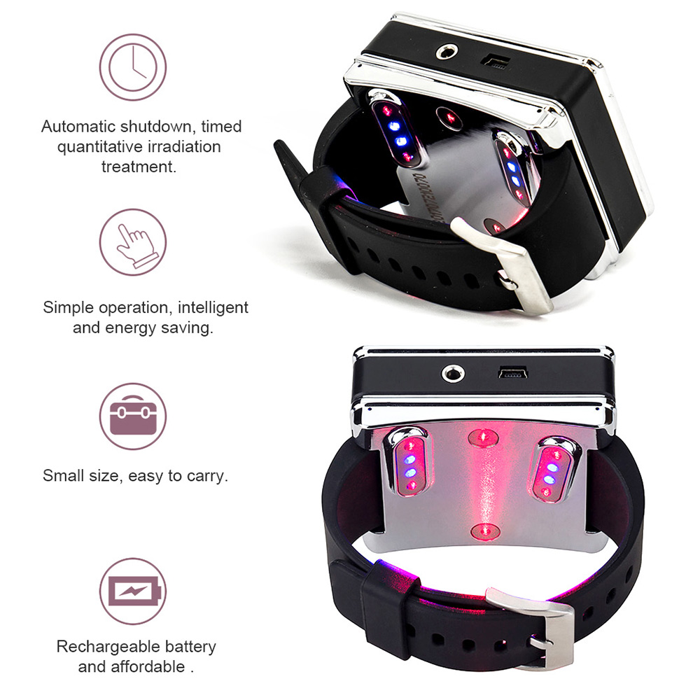 ساعة Suyzeko LED للعلاج بالليز - مراجعة Smartwatch Health Watches وسعره