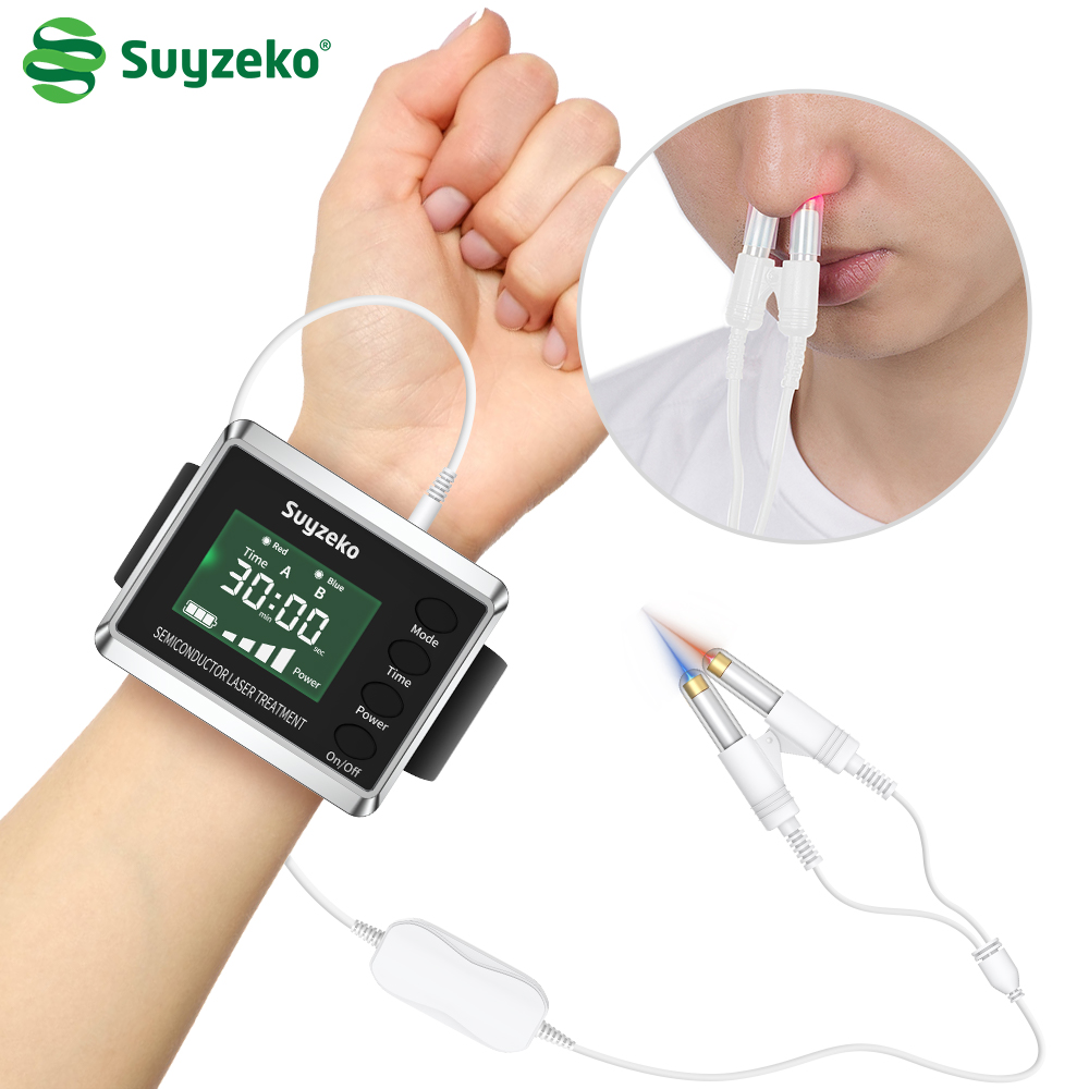 ساعة Suyzeko LED للعلاج بالليز - مراجعة Smartwatch Health Watches وسعره