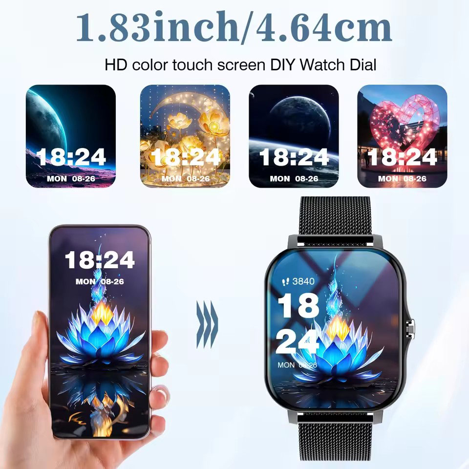 ساعة ذكية جديدة 2026 مع خاصية  - مراجعة Smartwatch Health Watches وسعره