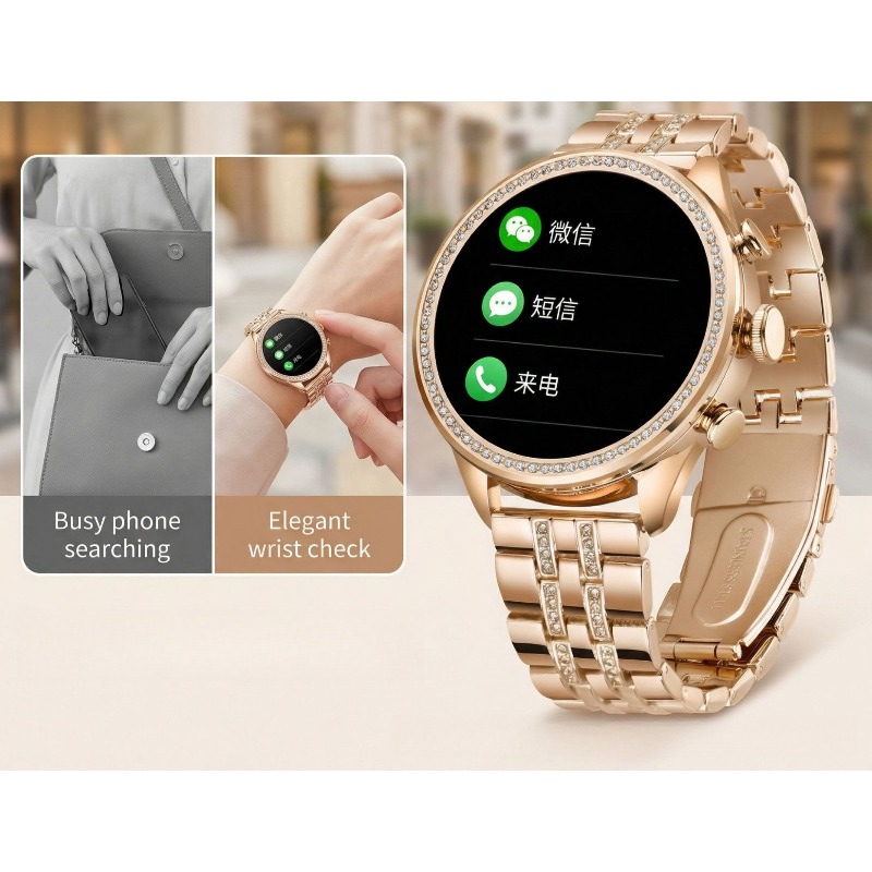 توريد حصري عبر الحدود لساعة GE - مراجعة Smartwatch Health Watches وسعره