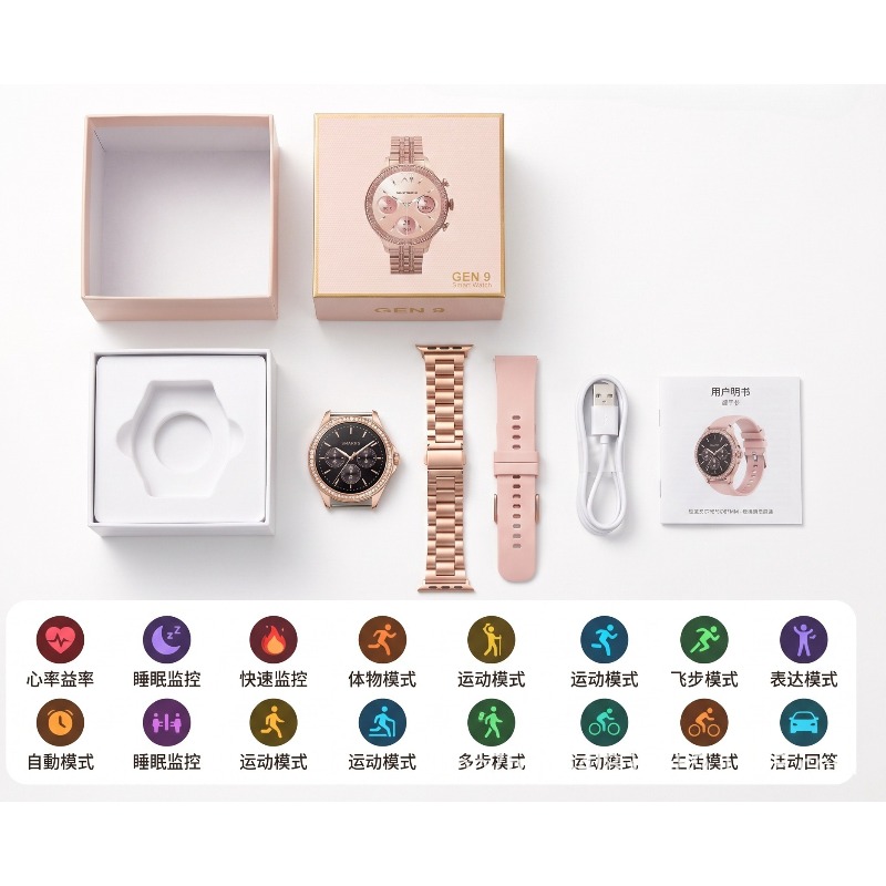 توريد حصري عبر الحدود لساعة GE - مراجعة Smartwatch Health Watches وسعره