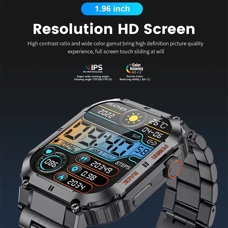 LIGE-ساعة ذكية للياقة البدنية  - مراجعة Smartwatch Watches With Bluetooth وسعره