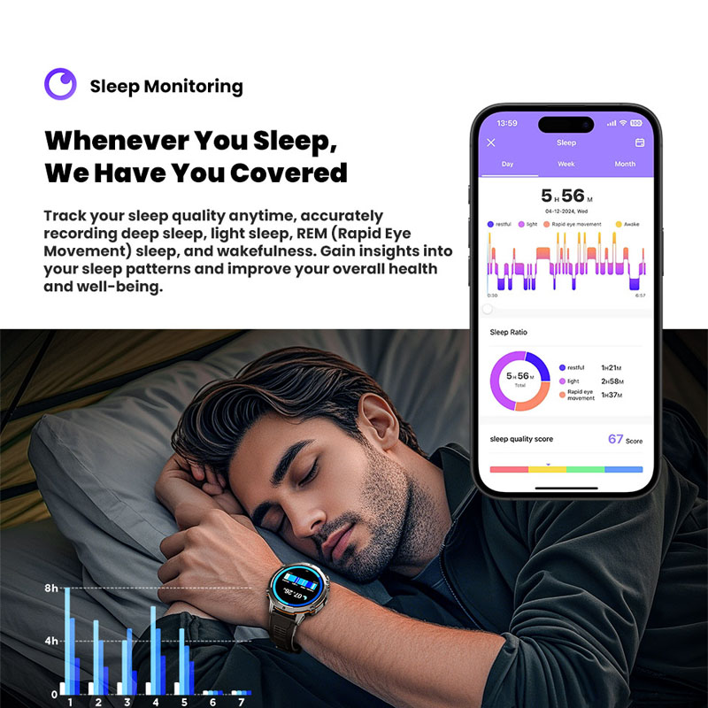 ساعة ذكية عسكرية جديدة طراز TA - مراجعة Smartwatch Military Watches For Men وسعره