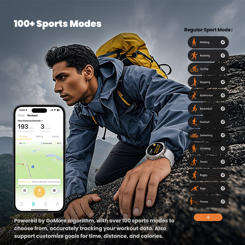 ساعة ذكية عسكرية جديدة طراز TA - مراجعة Smartwatch Military Watches For Men وسعره