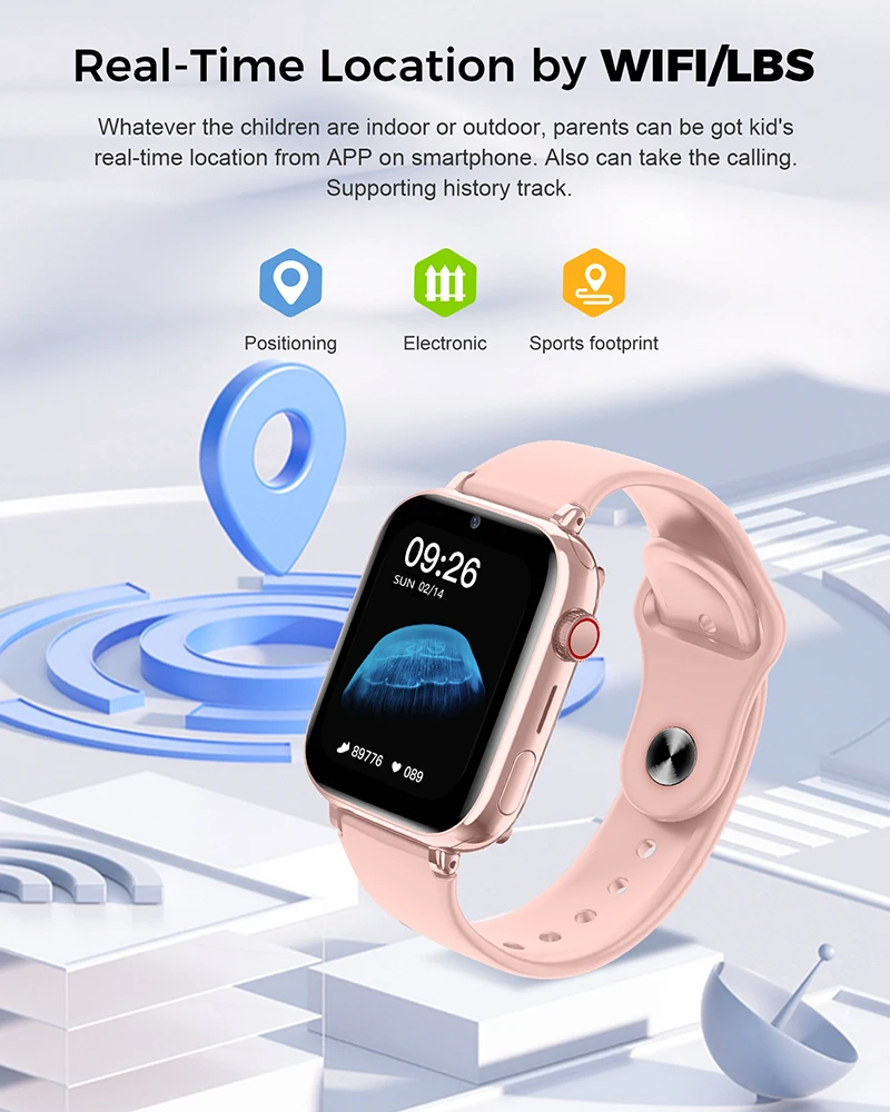2025 ساعة ذكية للأطفال LBS الم - مراجعة Smartwatch Watches For Kid Girl وسعره