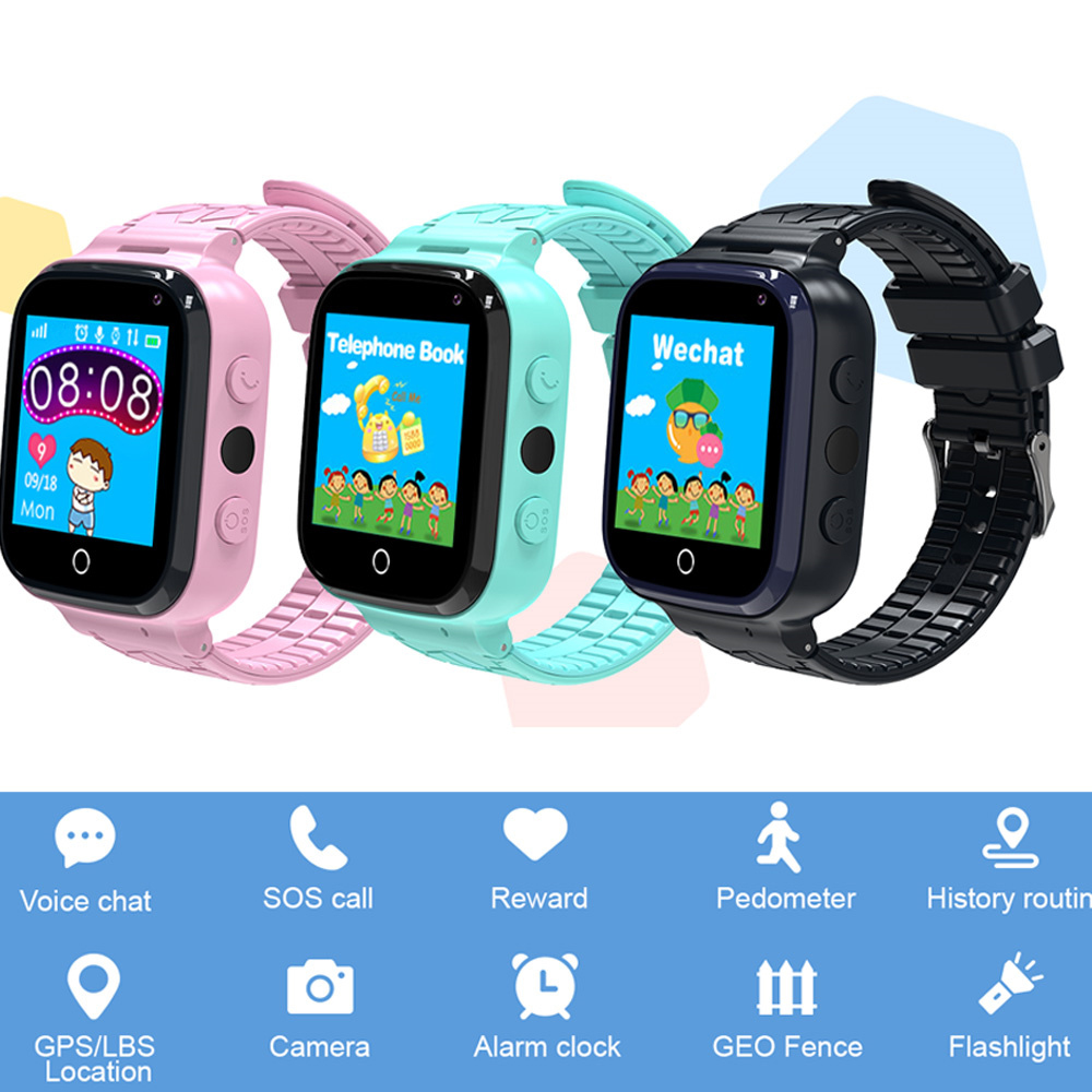 ساعة ذكية للأطفال مع نظام تحدي - مراجعة Smartwatch Watches Birthday Gift For Boys With Gps وسعره