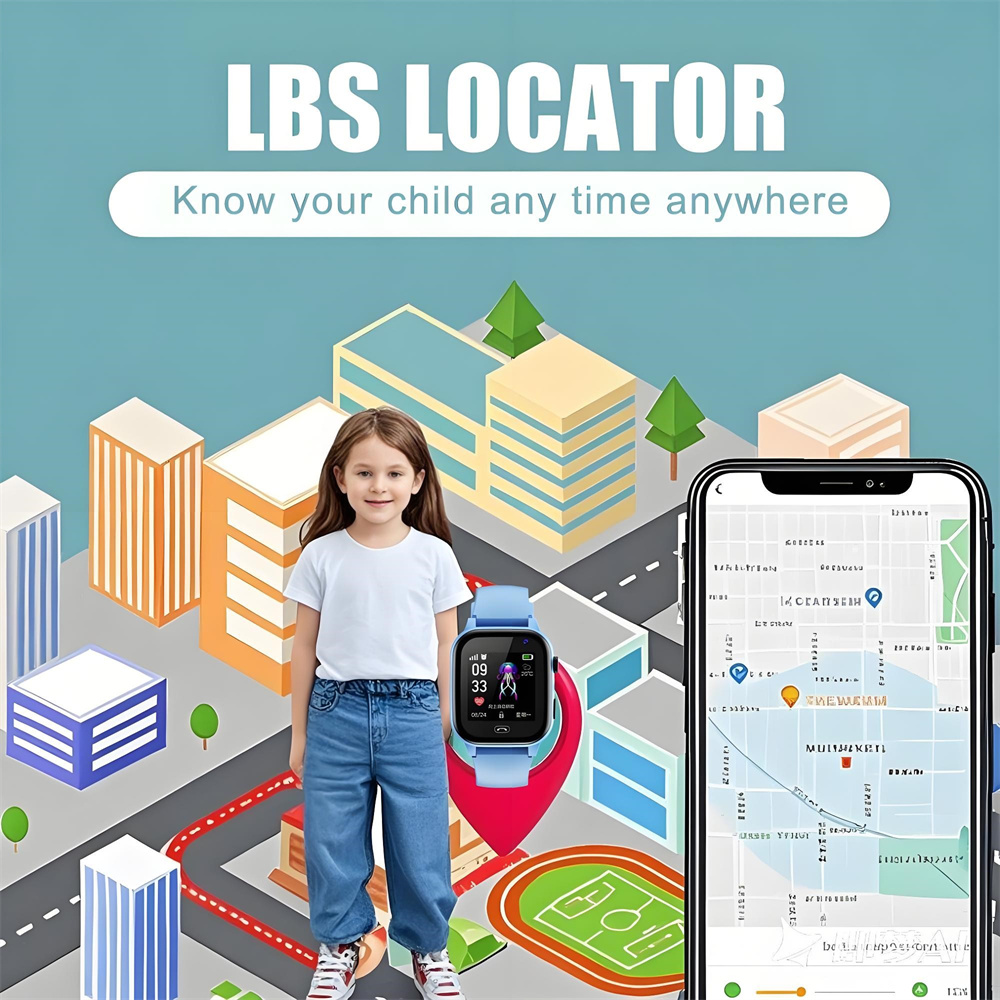 ساعة ذكية للأطفال مع نظام تحدي - مراجعة Smartwatch Watches Birthday Gift For Boys With Gps وسعره