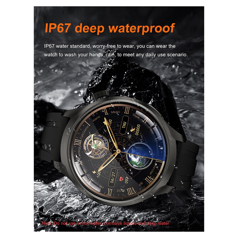 ساعة ذكية فائقة الدقة مقاس 1.8 - مراجعة Smartwatch Watches With Bluetooth وسعره