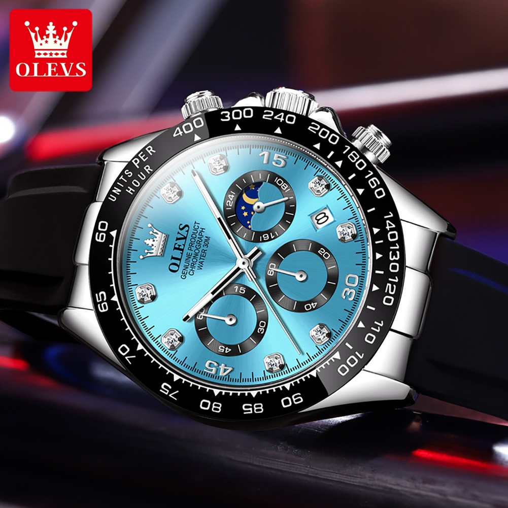 ساعة يد رجالية OLEVS 2875 أصلي - مراجعة Smartwatch Sports Watches For Men وسعره