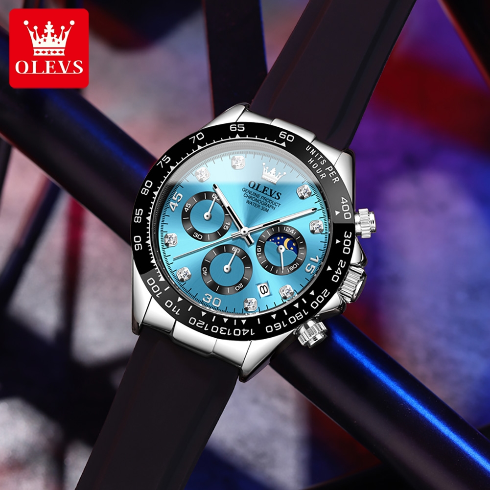 ساعة يد رجالية OLEVS 2875 أصلي - مراجعة Smartwatch Sports Watches For Men وسعره
