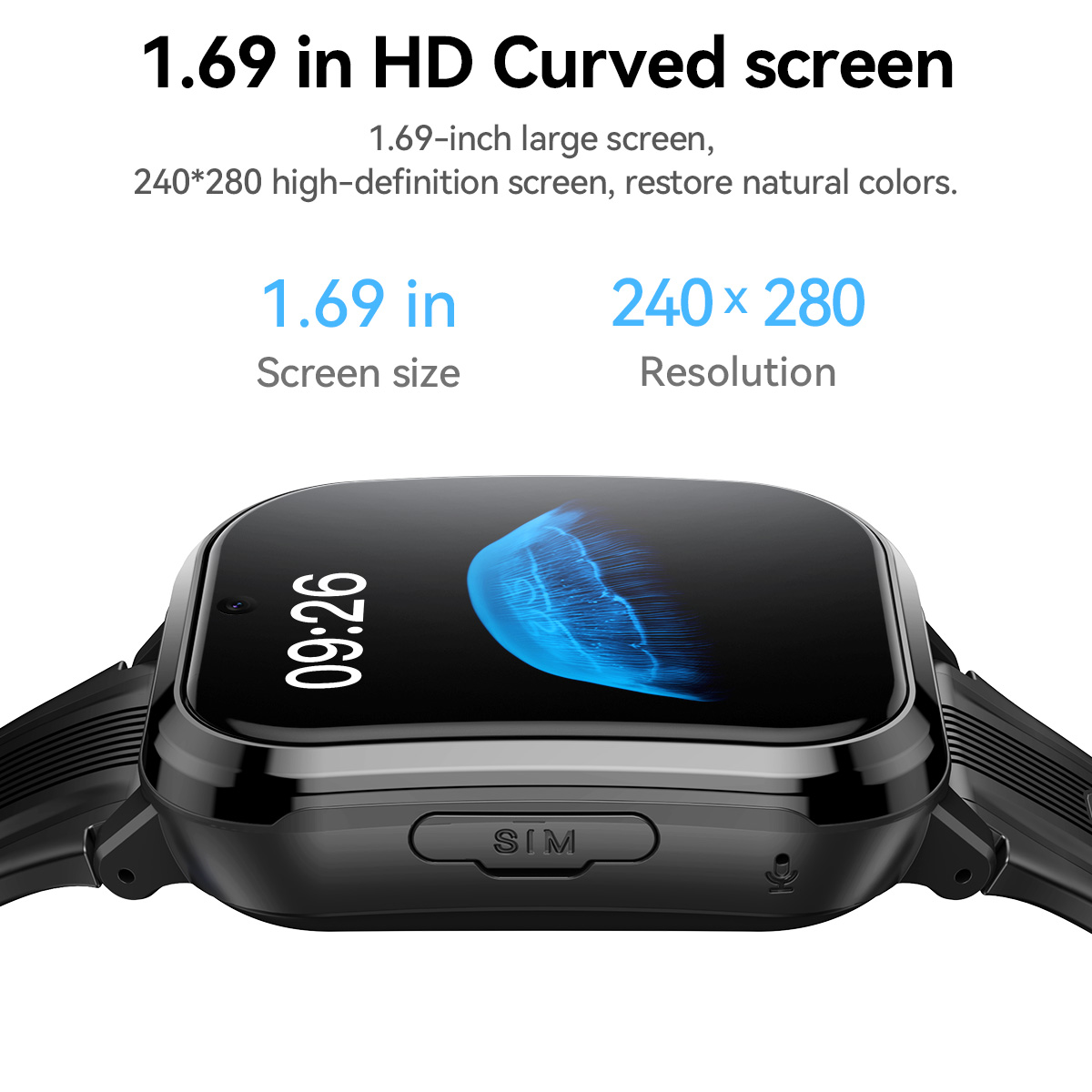 ساعة ذكية للأطفال HOCO Y108 بش - مراجعة Smartwatch Watches For Kid Girl وسعره